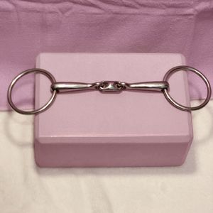 5.75 loose ring snaffle with lozenge